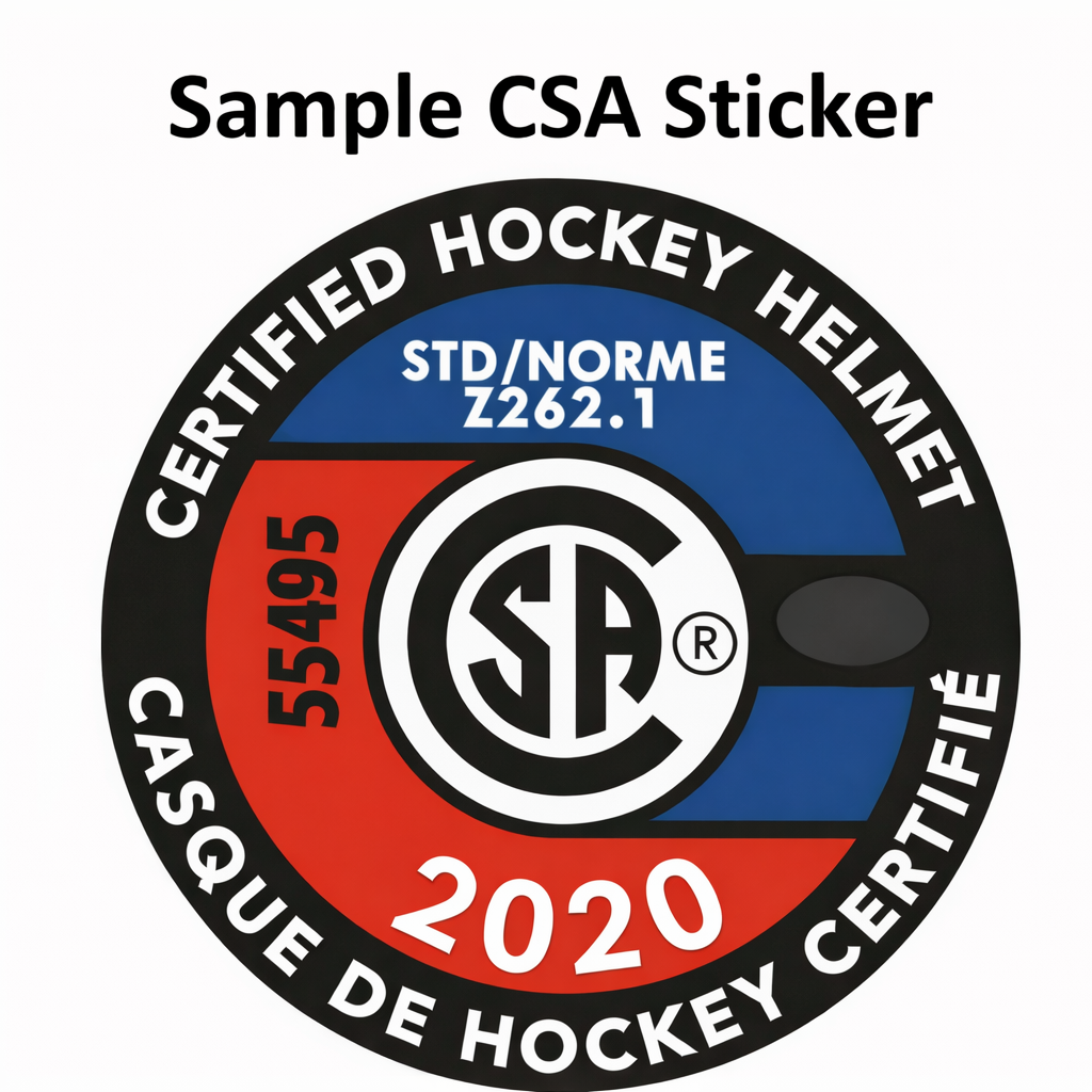 CSA Certified Helmet Sticker